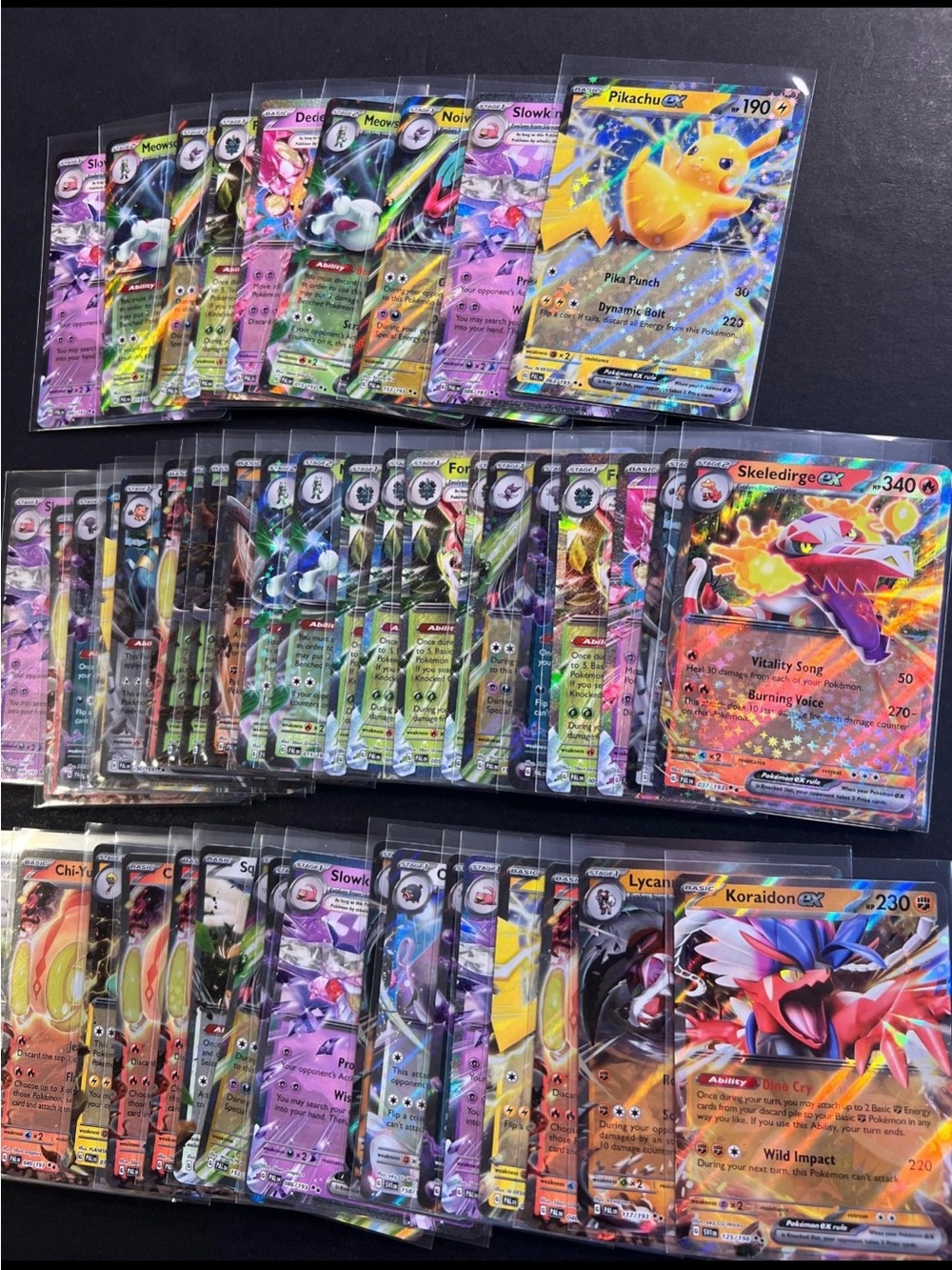 100 Pokémon Card Lot + 3 Guaranteed EX | Random Collection
